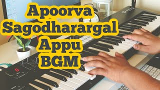 Apoorva Sagodharargal Appu BGM Cover  Maestro Ilai