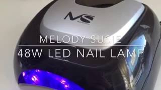 Melody Susie 48watt LED nail lamp review and demo