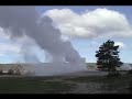 Old Faithful Full Eruption - Time Lapse