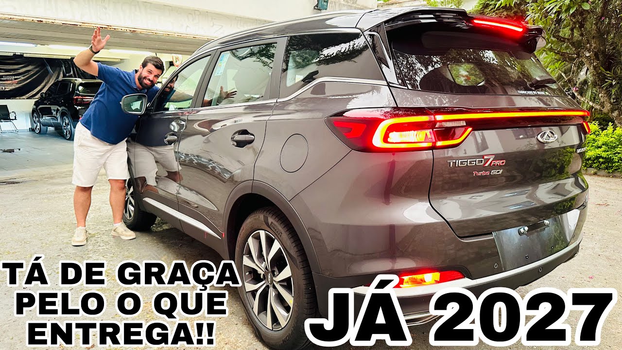 NOVO CAOACHERY TIGGO 7 PRO 1.6 TURBO 2027 EM DETALHES | 10X MELHOR QUE COROLLA CROSS E COMPASS!!