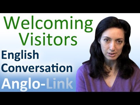 Lessons - This English lesson will teach you both the formal and informal styles of welcoming a visitor either at home or at the office. For more help with learning En...