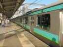 常磐線 南千住駅にて