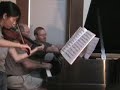 Beethoven Sonata #3 for violin and piano, Movt. 1