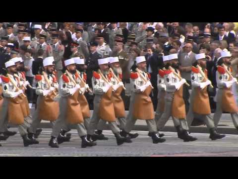 Légion Étrangère défilé militaire du 14 Juillet 2014