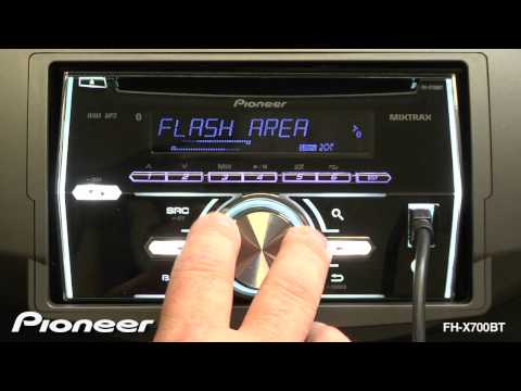 how to set clock on pioneer fh-x700bt