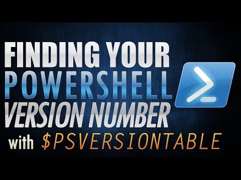 how to check powershell version