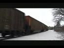 BNSF train at Wayzata with Concerned Engineer 3-22-08