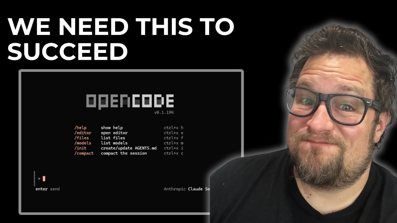 We really need something like opencode to succeed!