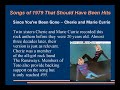 some users have posted compilation videos of the top 10 songs or all the #1 songs of a given year. i am always interested in the bottom of the charts. here is a short compilation of songs that charted in 1979 but should have been bigger hits.

call out my name - zwol
can't sleep - the rockets
cuba - the gibson brothers
for love - pousette dart band
i need you - euclid beach band
killer cut - charlie
know her when i see her - cooper brothers
mirror star - fabulous poodles
mistrusted love - mistress
no chance - moon martin
i'm not gonna cry anymore- nancy brooks
no time to lose - tarney spencer band
one way love - bandit
since you've been gone -
           cherie and marie currie
stay the night - faragher brothers
you and me - liner