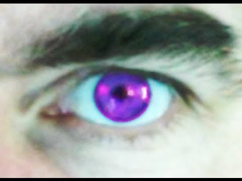 how to be born with purple eyes