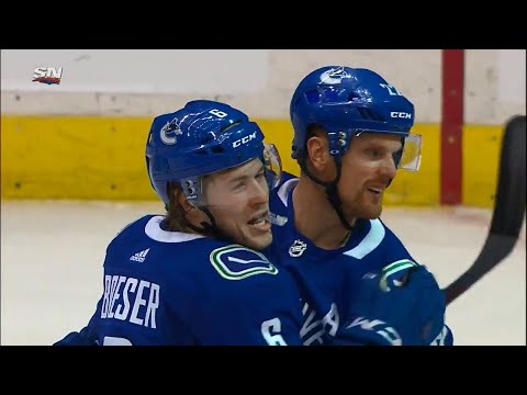 Video: Boeser makes no mistake on second chance after hitting post