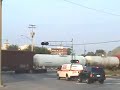 4 CN GEs at Grade Crossing