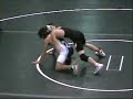 2005 Wrestling Sectionals Round 2 - Josiah Wagoner vs Lebano