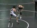 2005 Wrestling Sectionals Round 2 - Josiah Wagoner vs Lebano