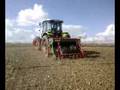 CLAAS ARES 557 ATX DRILLING THE BARLEY 2008 TURKEY PART1...!!!