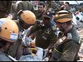 IDF Search and Rescue teams in Port-au-Prince Haiti pulled a 52 year-old Hatian man from the rubble of a collapsed building. The team worked for 8 hours to extract the man, who was in good condition despite wounds on his limbs and dehydration. He had been trapped in the rubble for 90 hours, and had managed to communicate his location to rescue forces via sms. The IDF sent an aid delegation of over 220 search and rescue and medical personnel to assist in the rescue efforts following the devastating earthquake in Haiti. Search and rescue teams are working around the clock to extract victims trapped in the rubble and the IDF has constructed a field hospital capable of treating up to 500 people a day near the soccer field in Port-au-Prince, Haiti.