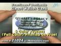 Fractions Decimals Chart Wallet Card