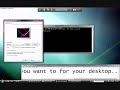 How to make a Screensaver your Desktop Background (Vista) How to make a Screensaver your Desktop Background (Vista)