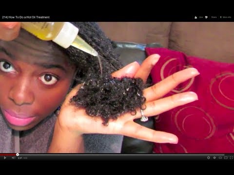 how to a hot oil treatment for natural hair
