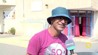 مهرجان فن النحت بالخشب والصخر والرسم في قرية المغار،د. رايق خشام ،سعيد سرحان  ،صباحنا غير ،26-9-2018