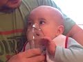 Braedon gets a breathing treatment