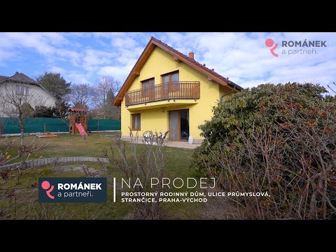Video Na prodej prostorný rodinný dům, 229m2, pozemek 1083m2, ulice Průmyslová, Strančice, Praha-východ