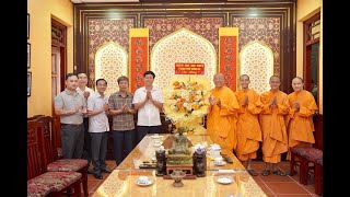 Chủ tịch UBND thành phố chúc mừng Đại lễ Phật đản