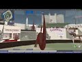 Riding a brontosaurus in Second Life