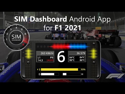 SIM Dashboard Android App for F1 2019 (PC, PS4 & XBOX) SIM Dashboard Android App for F1 2019 (PC, PS4 & XBOX)
