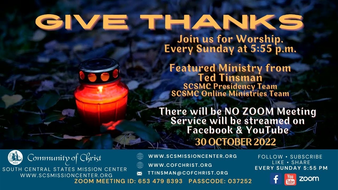 SCS Mission Center Worship Service 10-30-2022