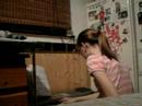 Alex practices piano
