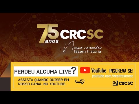 Evento alusivo aos 75 anos de criação do CRCSC