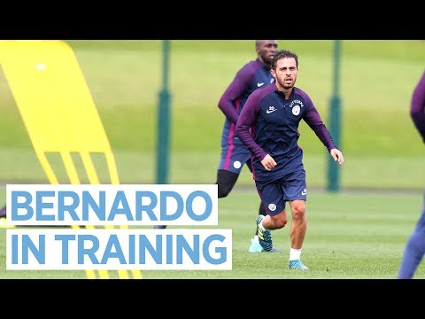 Video: BERNARDO SILVA'S FIRST TRAINING SESSION | Man City Pre Season Training