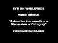Eye on Worldwide - how to subscribe