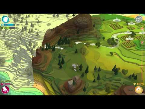 how to harvest gems on godus