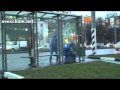 Google ads in Russian bus shelters