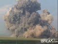 AMMO DUMP IN IRAQ GETTING BLOWN TO BITS