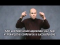 2012 NAD Conference Call for Volunteers