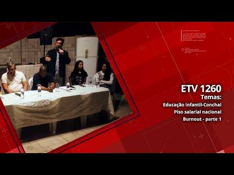 Educação infantil-Conchal | Piso salarial nacional  |  Burnout - parte 1