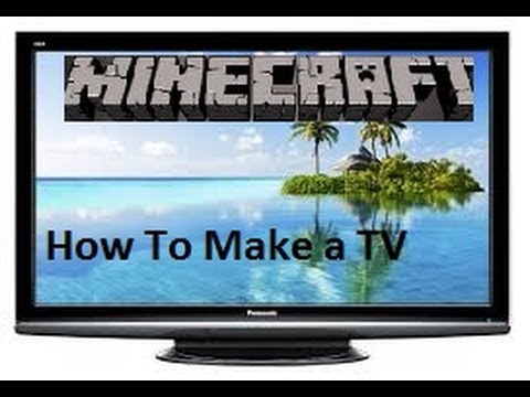 how to make a tv in minecraft no mods