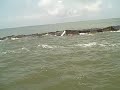Sunken sail boat