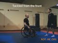 Paraplegic Self-Defense #1: Takedowns