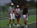 1 - introduction:
this is part of a tennis instructional program developed by chuck kriese - the men's coach at clemson university and one of the winningest coaches in collegiate history.  he brings three unique theories to the tennis game: 1. physical: how to generate more powerful strokes with footwork. 2. mental: using the wardlaw directionals in your shot-making strategy. 3. emotional: how to control momentum during a match.
learn more about his instructional programs at:
www.totaltennistraining.com