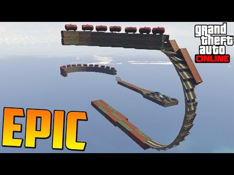 MEGA IMPOSIBLE!!! MOLA!! - Gameplay GTA 5 Online Funny Moments (Carrera GTA V PS4)