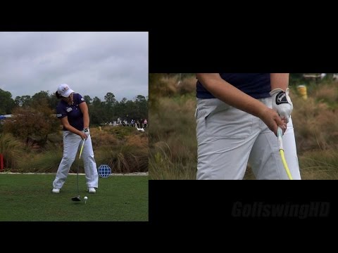 INBEE PARK – HANDS AT IMPACT (CLOSE UP SLOW MOTION) DRIVER GOLF SWING CME CHAMPIONSHIP 2014 1080p HD