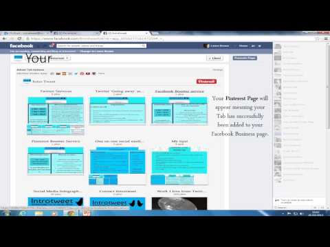how to link pinterest to facebook business page