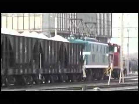 秩父鉄道　武州原谷　鉱石列車入換