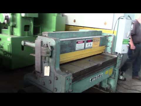 WYSONG 1052 Power Squaring Shears | Mohawk Machinery (1)