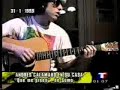 calamaro ensayando en casa