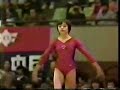 1981 Chunichi Cup gymnastia Albina Shishova FX 1981 Chunichi Cup gymnastia Albina Shishova FX